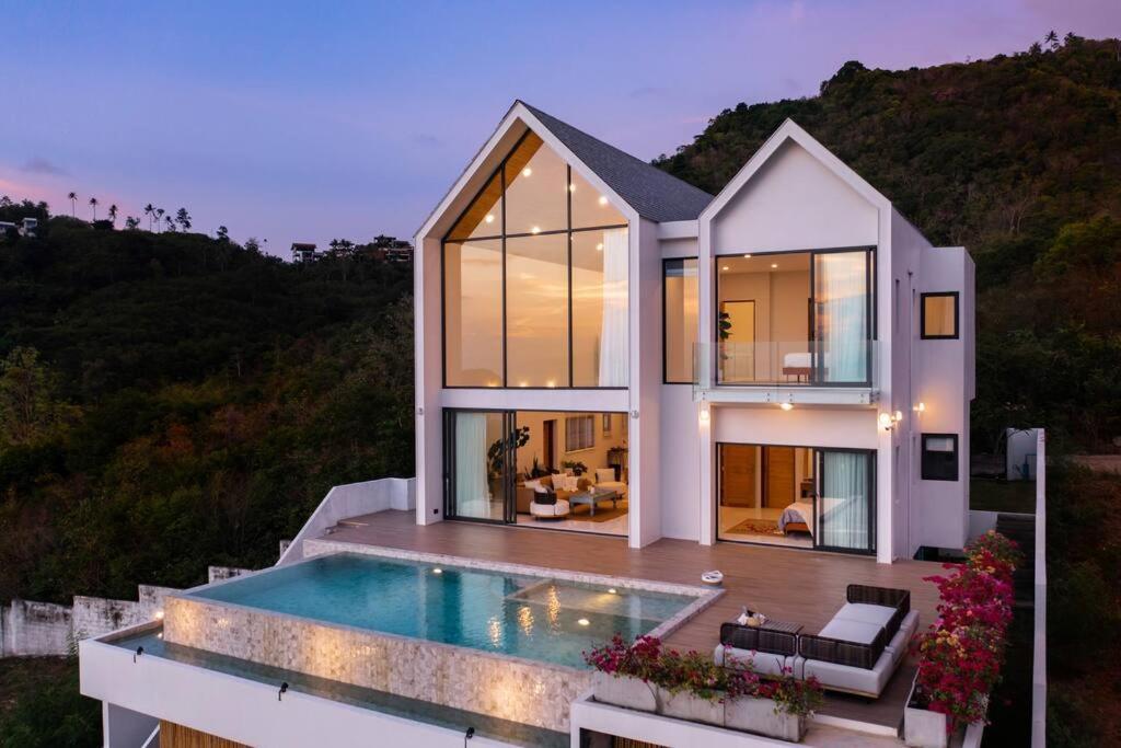 Villa Soma Samui 3 Bedroom Seaview Sunset Pool Villa Amphoe Koksamui エクステリア 写真